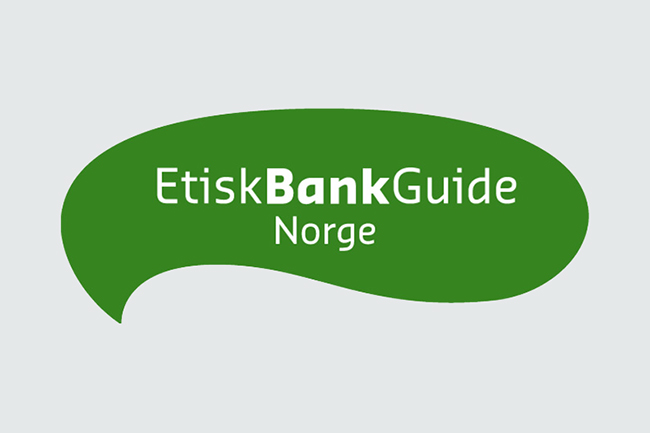 Etisk bankguide logo.Foto