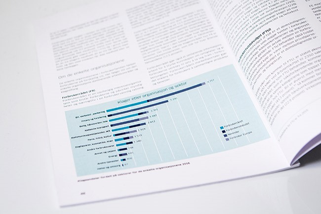 Bilde av statistikk fra Forbrukerrådets årsrapport.Foto