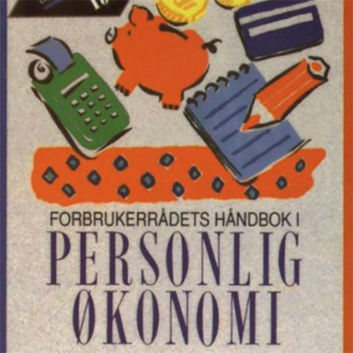 Forsiden på boken med navnet Forbrukerrådets håndbok i personlig økonomi.Foto
