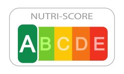 Nutri-Score logo.Illustrasjon