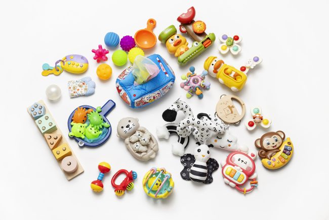 Leketøy fra Shein med sikkerhetsproblemer. Foto.